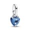 imagen Mini colgante Pandora ME 793042C02 corazón azul