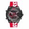 imagen Reloj Diesel Mega Chief DZ4647 acero y cuero rojo