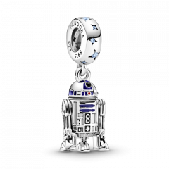 Charm Pandora colgante R2-D2 de Star Wars 799248C01 unisex plata