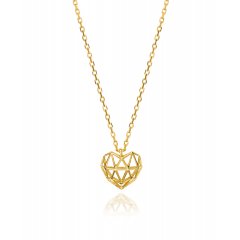 Collar Corazón Viceroy 61043C100-00 mujer plata dorado