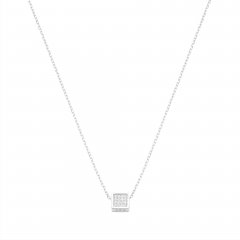 Collar Cube ITEMPORALITY SNL-101-007-UU Mujer plata