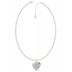 Collar GUESS bold heart chain UBN70025 acero 