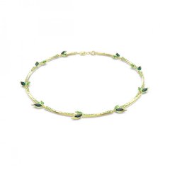 Collar Swarovski Dellium 5645367 bambú verde
