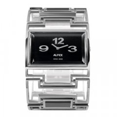 Reloj Alfex 5711-004 Mujer Negro Cuarzo Armis