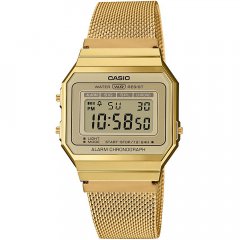 Reloj Casio Retro A700WEMG-9AEF Unisex Dorado Cronómetro