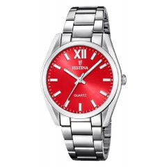Reloj Festina Boyfriend F20622/B acero mujer rojo