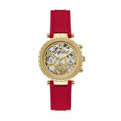 Reloj Guess Solstice GW0484L1 mujer silicona roja