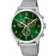 thumbnail Reloj Lotus Chrono 18682/4 hombre acero verde