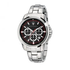 Reloj Maserati R8873621009 SUCCESSO Hombre Negro Acero
