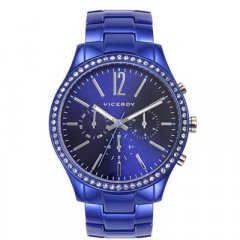 Reloj Viceroy 46856-35 Mujer Azul Aluminio Cuarzo