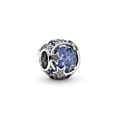 principal Charm Pandora Estrellas Brillantes de color azul celeste 799209C01 mujer 