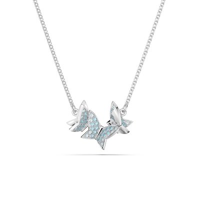 principal Collar en Y Swarovski 5662181 Lilia mariposa azul