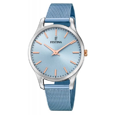 principal Reloj Festina Boyfriend F20506/2 mujer acero azul