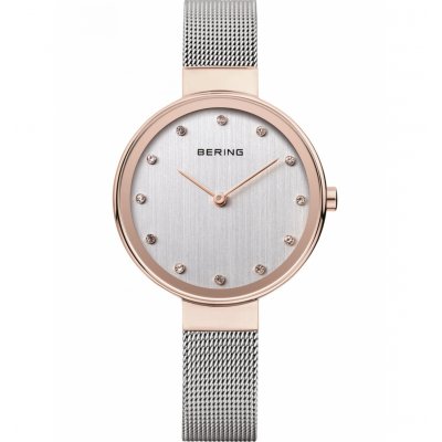 principal Reloj Bering 12034-064 Mujer Oro rosa Circonitas