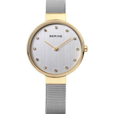 principal Reloj Bering Classic Collection 12034-010 Mujer Acero Amarillo Cuarzo