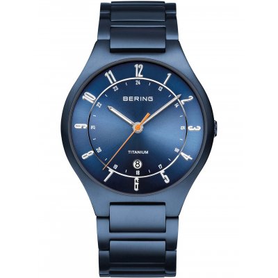 principal Reloj Bering Titanium 11739-797 hombre azul mate