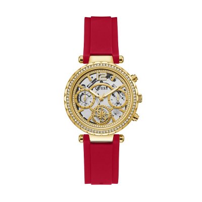 principal Reloj Guess Solstice GW0484L1 mujer silicona roja