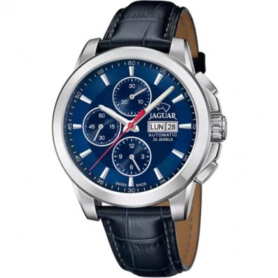 principal Reloj Jaguar Automático J975/6 hombre acero azul