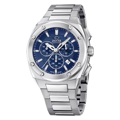 principal Reloj Jaguar Executive J805/B acero hombre azul
