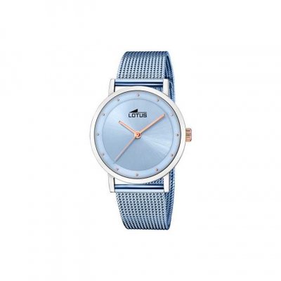 principal Reloj Lotus Trendy 18878/1 acero mujer azul claro