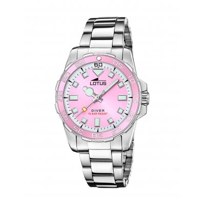 principal Reloj Lotus Trendy 18937/1 acero mujer rosa claro