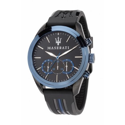 principal Reloj Maserati R8871612006 Hombre Caucho Negro Cronográfo