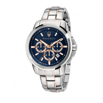 principal Reloj Maserati R8873621008 SUCCESSO Hombre Azul Acero
