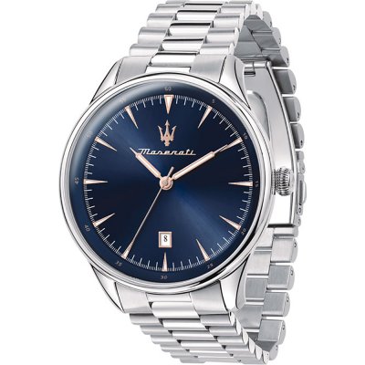 principal Reloj Maserati Tradizione R8853146002 acero azul