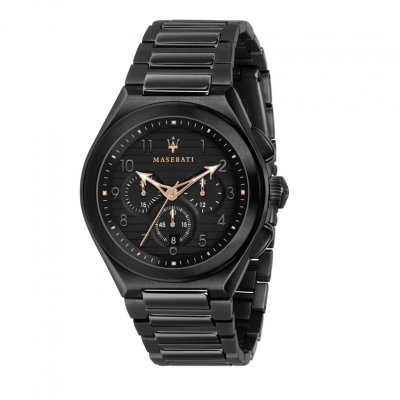 principal Reloj Maserati TRICONIC R8873639003 Hombre Negro Cronógrafo
