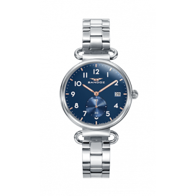 principal Reloj Sandoz Antique 81362-34 mujer acero azul