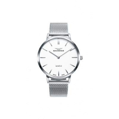 principal Reloj Sandoz Classic&Slim 81350-07 mujer blanco