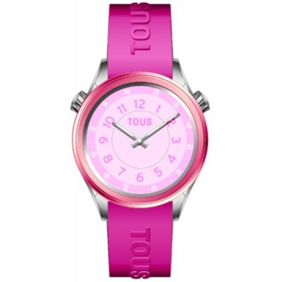 principal Reloj Tous Mini Self Time 200358050 silicona rosa