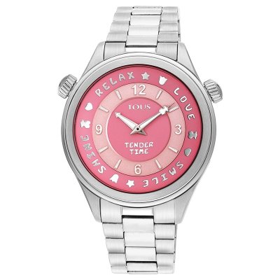 principal Reloj Tous Tender 200350610 mujer acero rosa