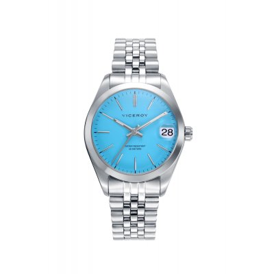 principal Reloj Viceroy 42420-37 mujer acero azul turquesa
