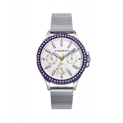 principal Reloj Viceroy 471290-07 mujer acero IP violeta