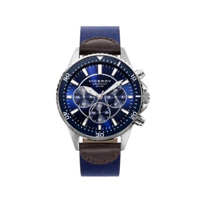 principal Reloj Viceroy Heat 401069-37 Hombre Azul Cronógrafo
