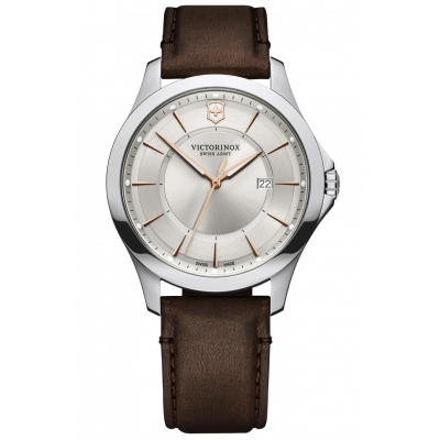 principal Reloj Victorinox brown leather V241907 hombre 