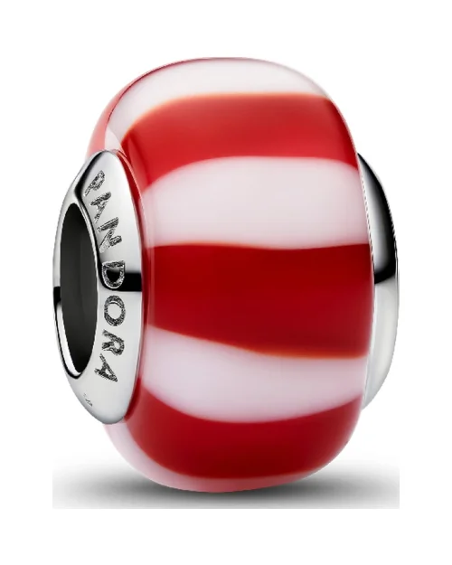 Charm Pandora 735071C01 Murano caramelo rojo