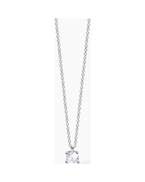 Gargantilla Mabina Shiny 553549 punto de luz plata 925 circonitas