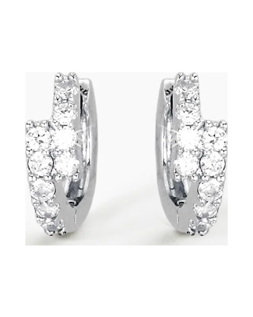 Pendientes de aro Mabina Every Day 563028 plata 925 circonitas