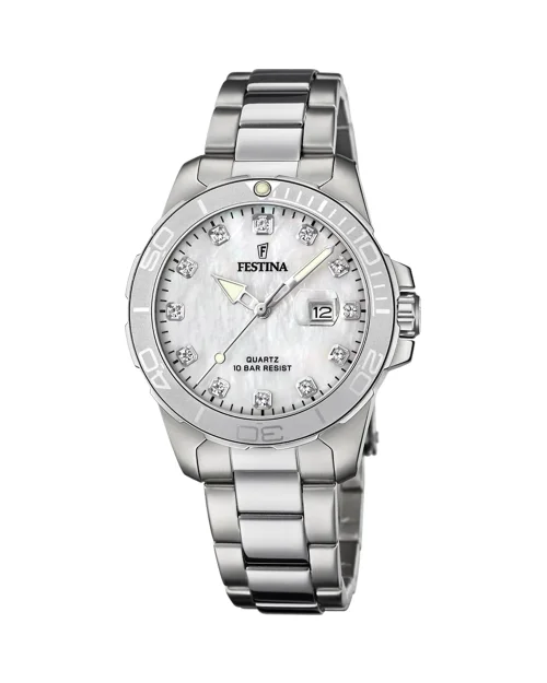 Festina Boyfriend F20503/1 Damenuhr aus Edelstahl