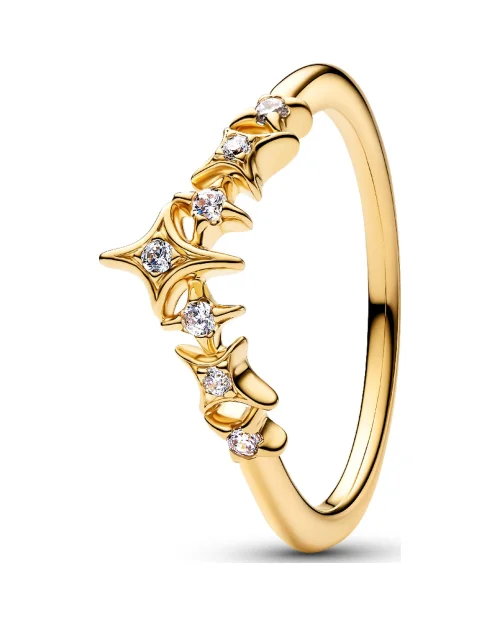 Pandora Ring 164946C01-56 Star Tiara