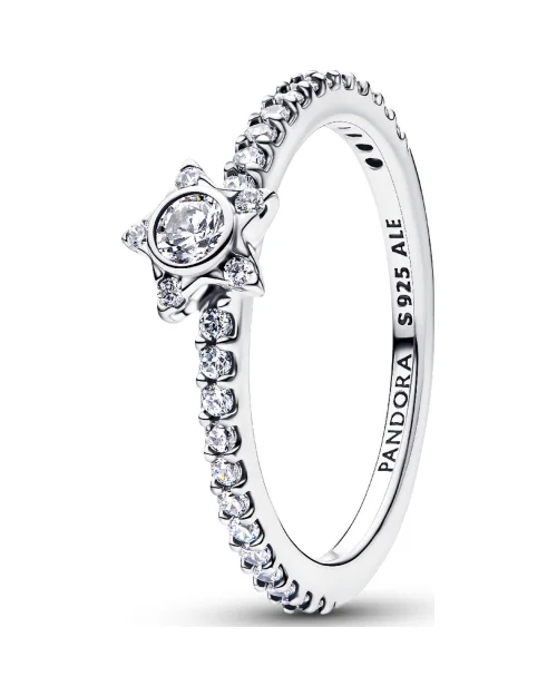 Bague Pandora 194959C01-56 étoile pavée