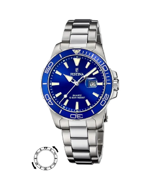 Festina Boyfriend F20503/3 women's watch steel blue