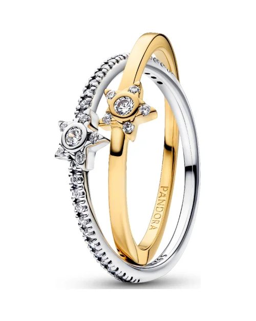 Anello Pandora 165079C01-50 con croce e stella