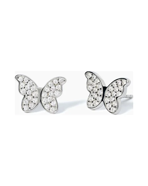 Pendientes Mabina Fly To Me 563165 mariposa plata 925 circonitas