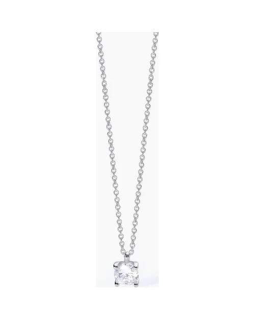 Gargantilla Mabina Shiny 553550 punto de luz plata 925 circonitas