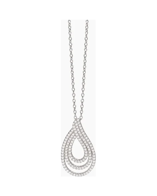 Gargantilla Mabina Goccia Dopo Goccia 553883 gota plata 925 circonitas