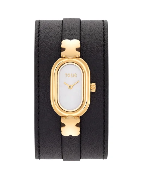TOUS Oval Icon Watch 3000156500 with Black Strap