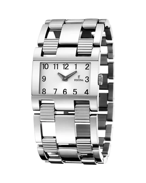 Reloj Festina F16326/6 acero blanco mujer
